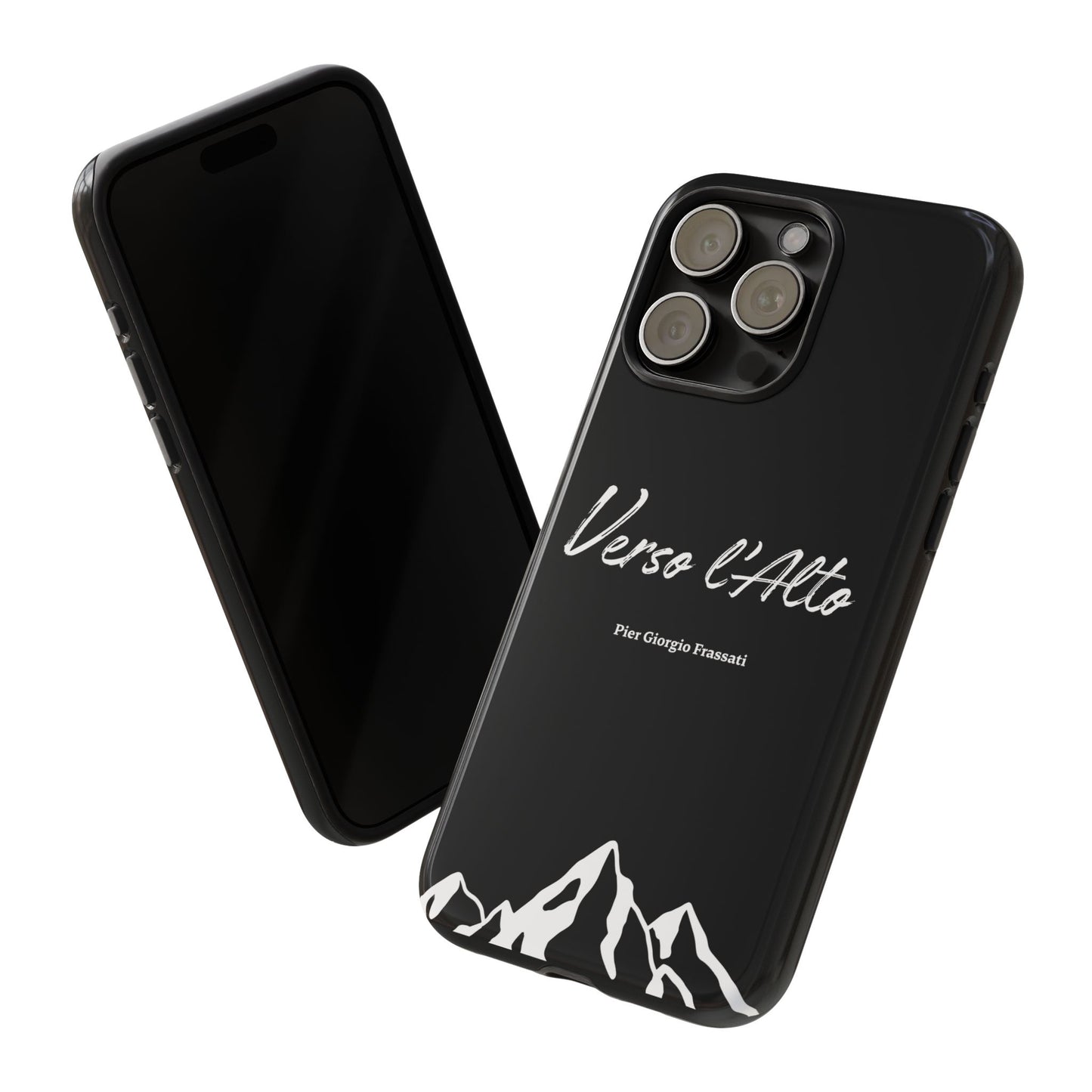 Black Mountain Adventure Phone Case - Stylish Verso l'Alto Phone Protection