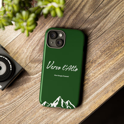 Vert Sapin Mountain Adventure Phone Case - Stylish Verso l'Alto Phone Protection