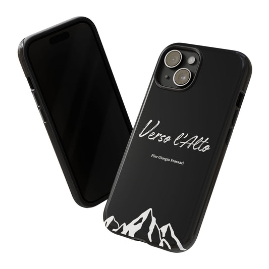 Black Mountain Adventure Phone Case - Stylish Verso l'Alto Phone Protection
