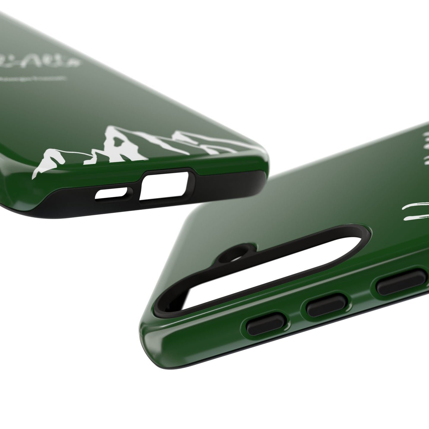 Vert Sapin Mountain Adventure Phone Case - Stylish Verso l'Alto Phone Protection