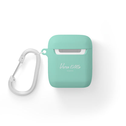 Coque de protection pour AirPods avec design Verso l'Alto (version noir-vert d'eau-bleu marine)
