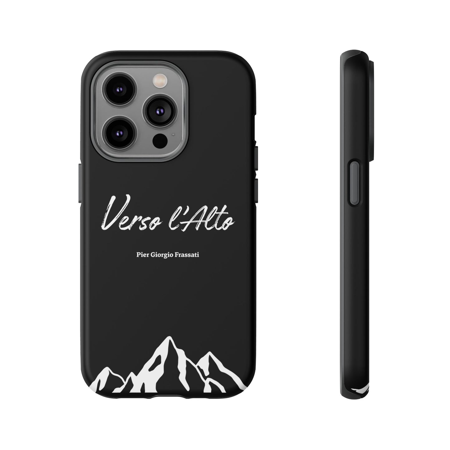Black Mountain Adventure Phone Case - Stylish Verso l'Alto Phone Protection