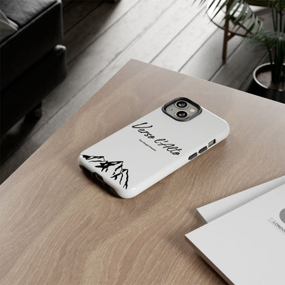 White Mountain Adventure Phone Case - Stylish Verso l'Alto Phone Protection