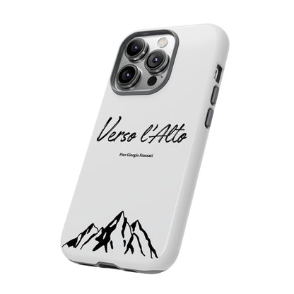 White Mountain Adventure Phone Case - Stylish Verso l'Alto Phone Protection