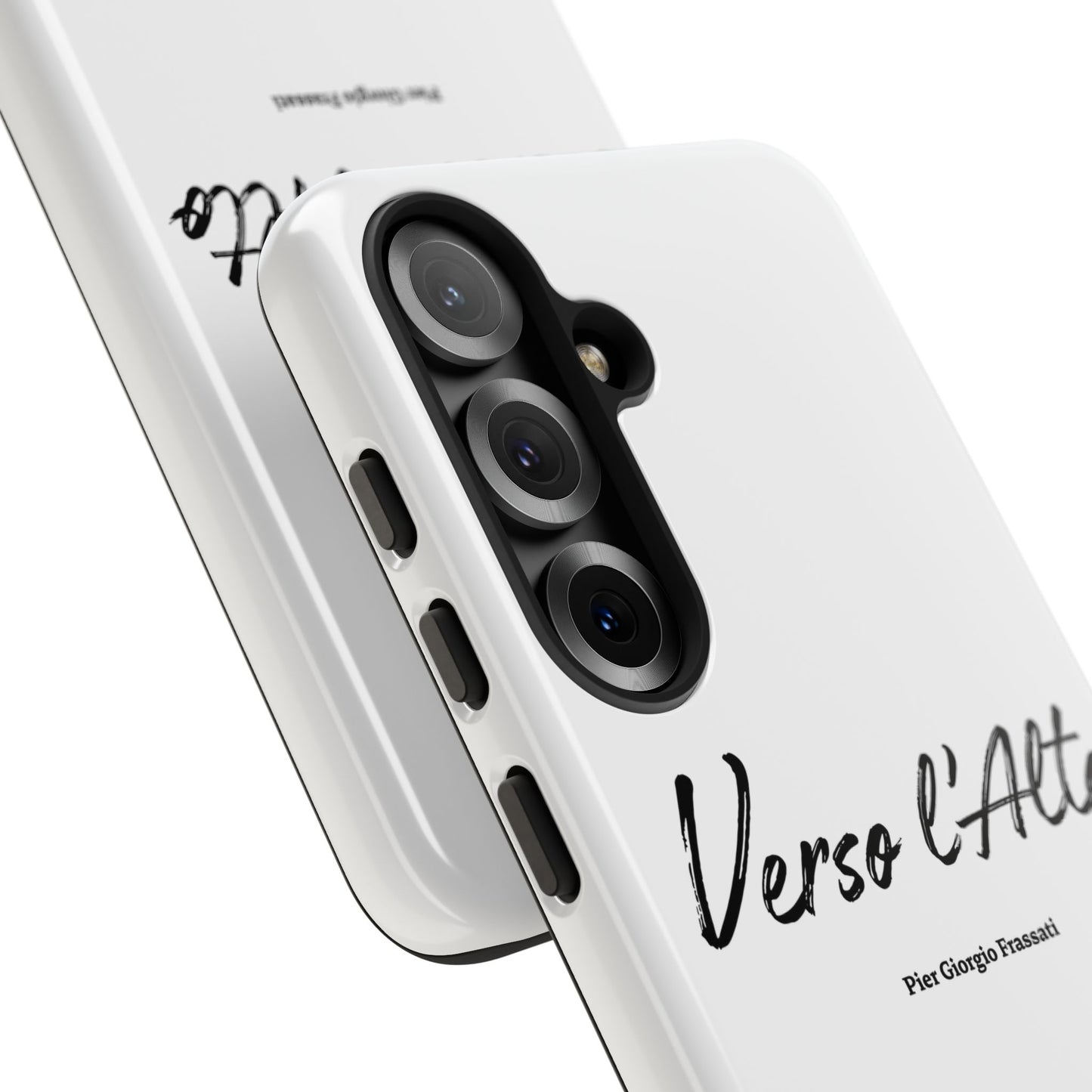 White Mountain Adventure Phone Case - Stylish Verso l'Alto Phone Protection