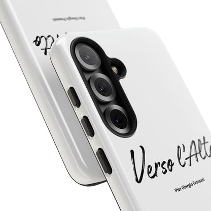 White Mountain Adventure Phone Case - Stylish Verso l'Alto Phone Protection