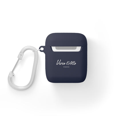 Coque de protection pour AirPods avec design Verso l'Alto (version noir-vert d'eau-bleu marine)
