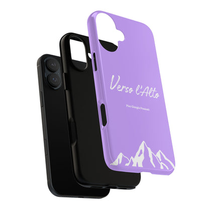 Mauve Mountain Adventure Phone Case - Stylish Verso l'Alto Phone Protection