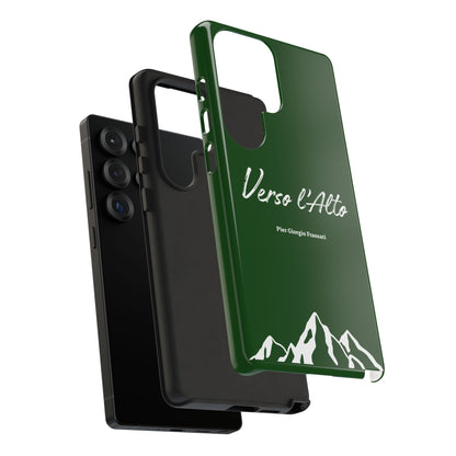 Vert Sapin Mountain Adventure Phone Case - Stylish Verso l'Alto Phone Protection
