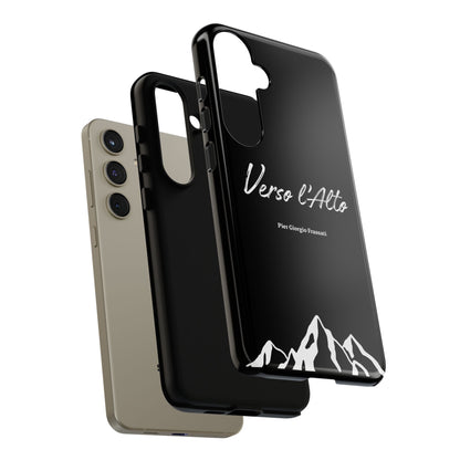 Black Mountain Adventure Phone Case - Stylish Verso l'Alto Phone Protection