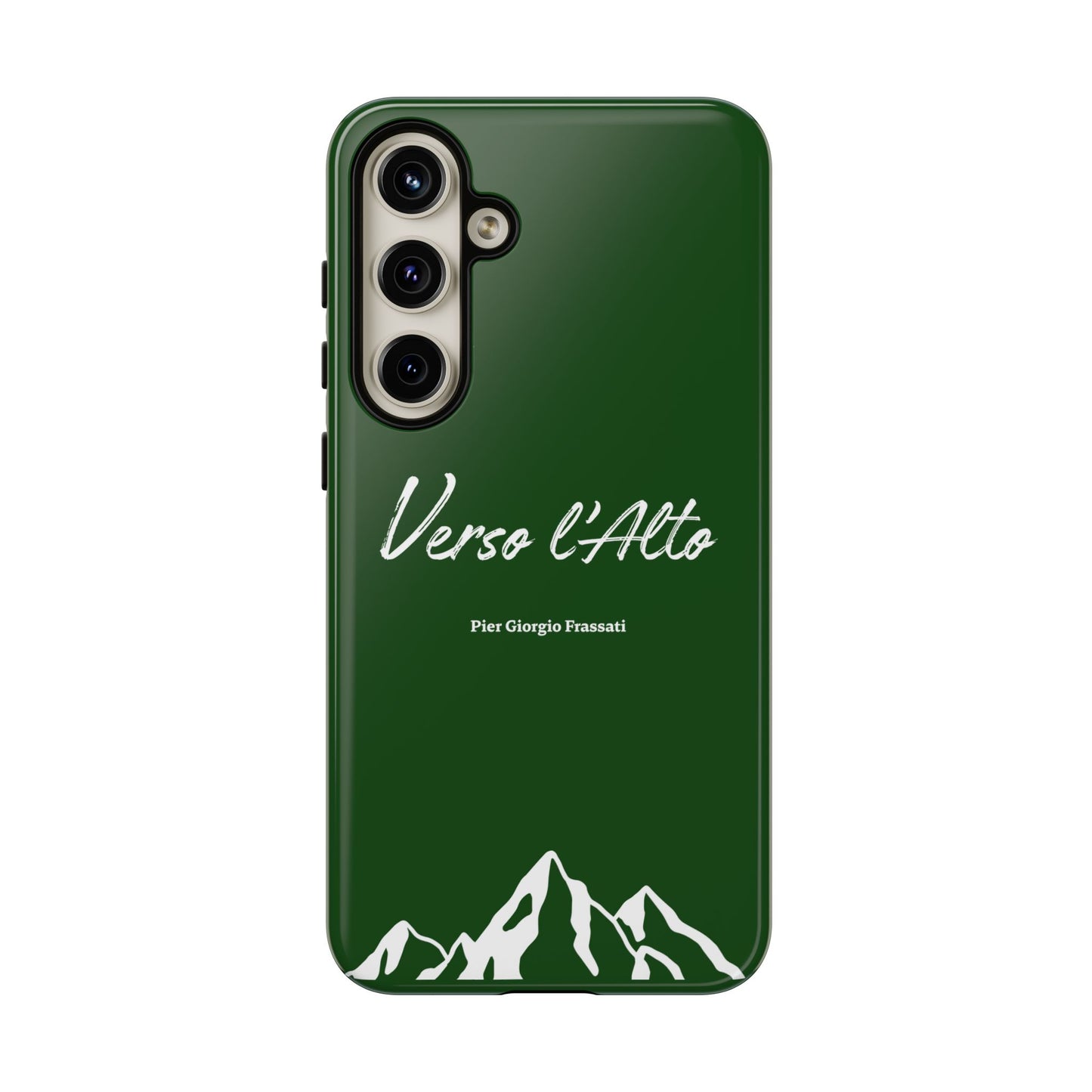 Vert Sapin Mountain Adventure Phone Case - Stylish Verso l'Alto Phone Protection