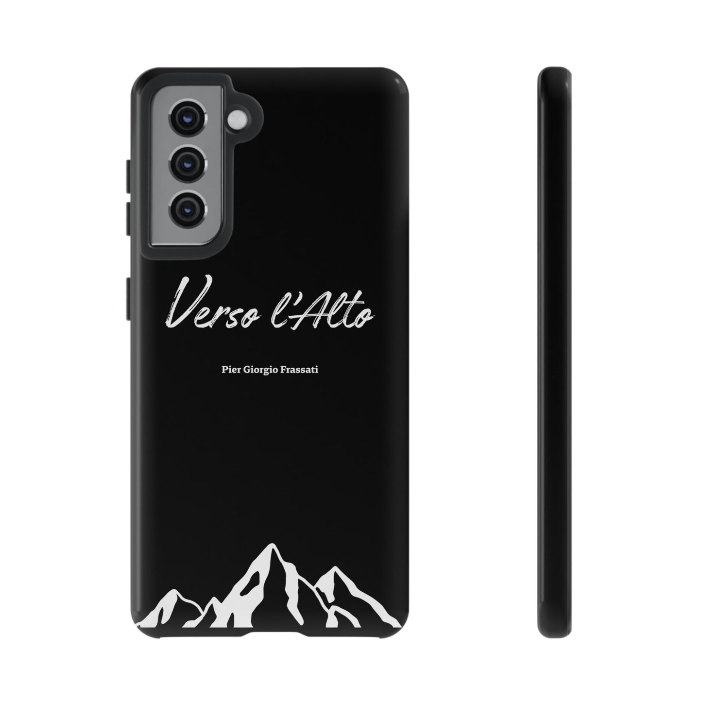 Black Mountain Adventure Phone Case - Stylish Verso l'Alto Phone Protection