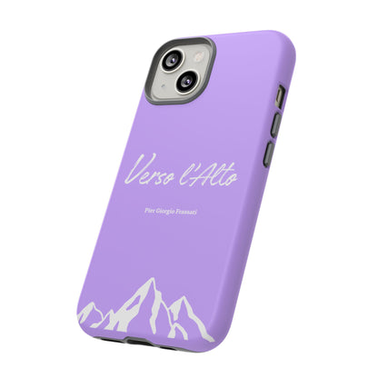 Mauve Mountain Adventure Phone Case - Stylish Verso l'Alto Phone Protection