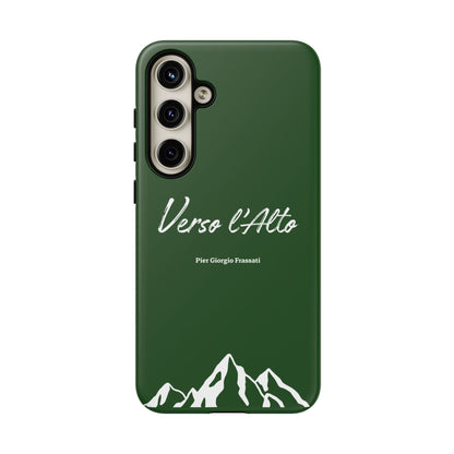 Vert Sapin Mountain Adventure Phone Case - Stylish Verso l'Alto Phone Protection