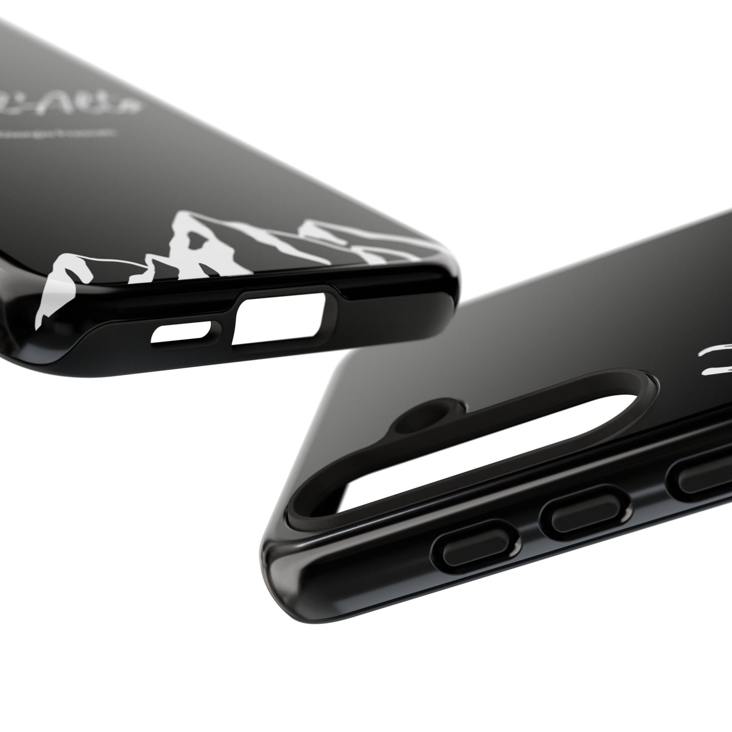 Black Mountain Adventure Phone Case - Stylish Verso l'Alto Phone Protection