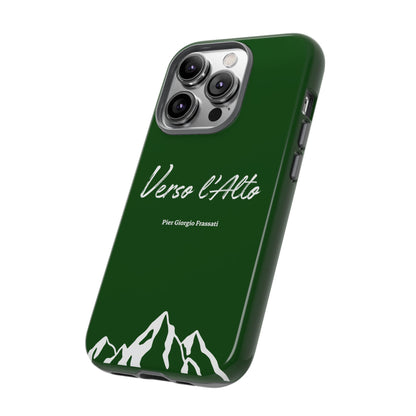 Vert Sapin Mountain Adventure Phone Case - Stylish Verso l'Alto Phone Protection
