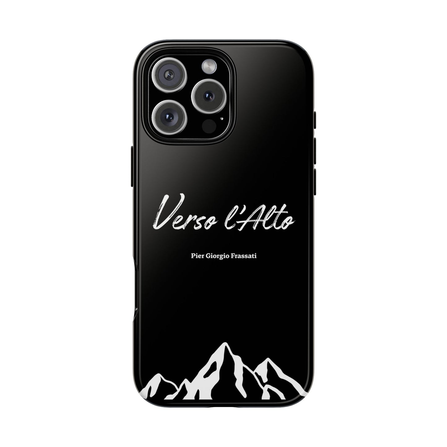 Black Mountain Adventure Phone Case - Stylish Verso l'Alto Phone Protection