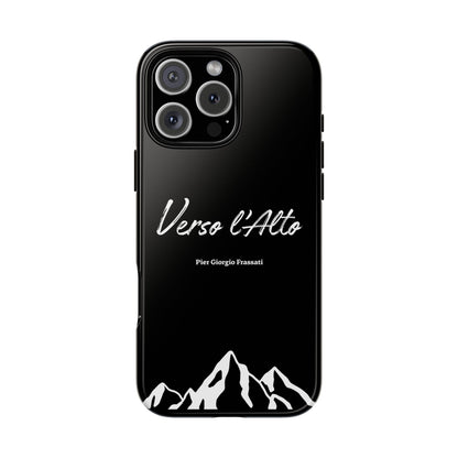 Black Mountain Adventure Phone Case - Stylish Verso l'Alto Phone Protection