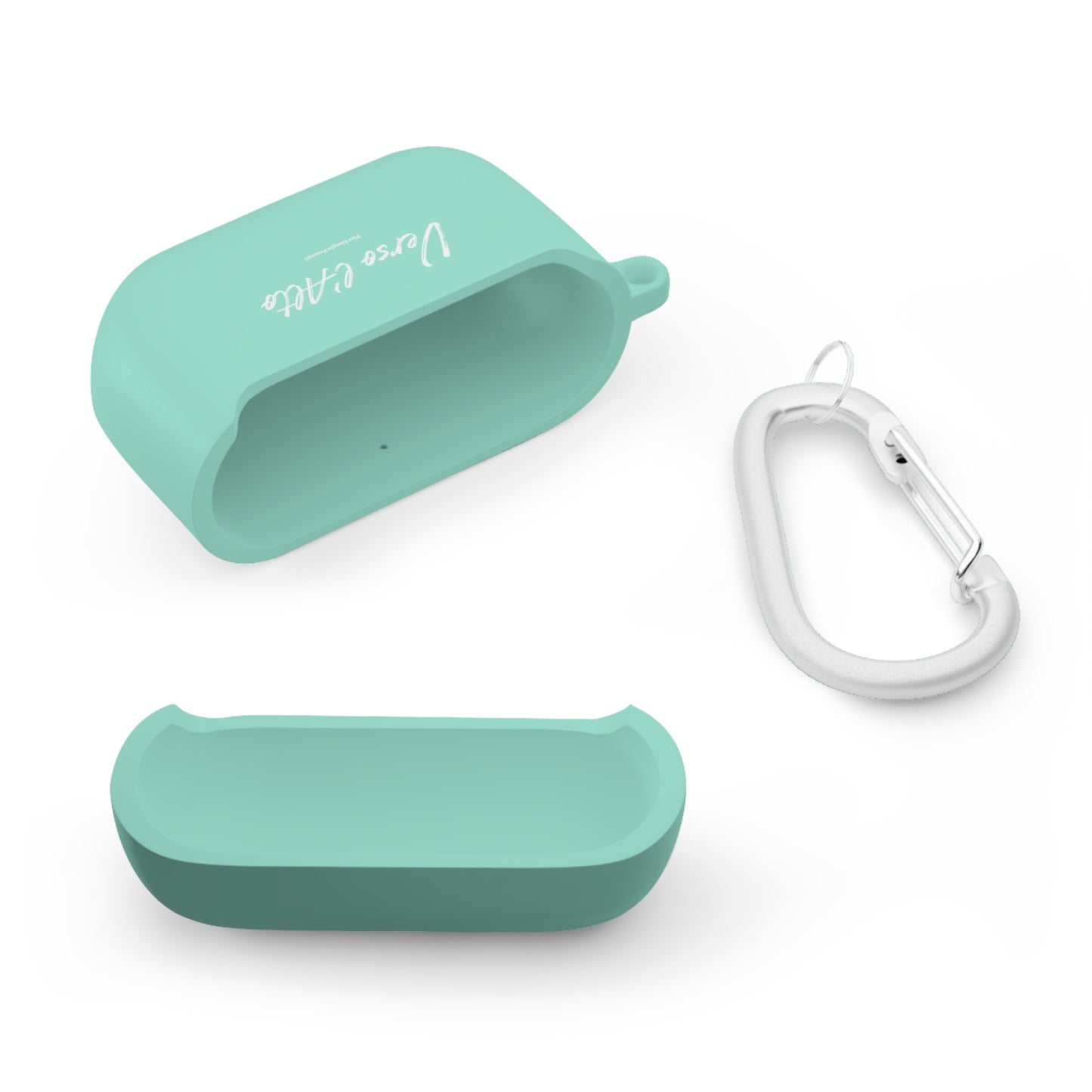 Coque de protection pour AirPods avec design Verso l'Alto (version noir-vert d'eau-bleu marine)