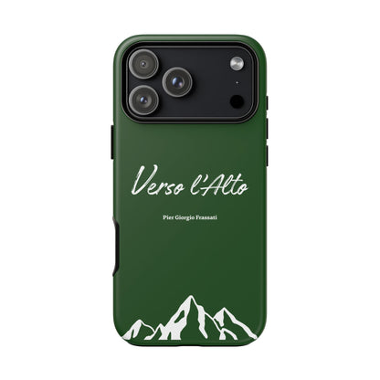 Vert Sapin Mountain Adventure Phone Case - Stylish Verso l'Alto Phone Protection