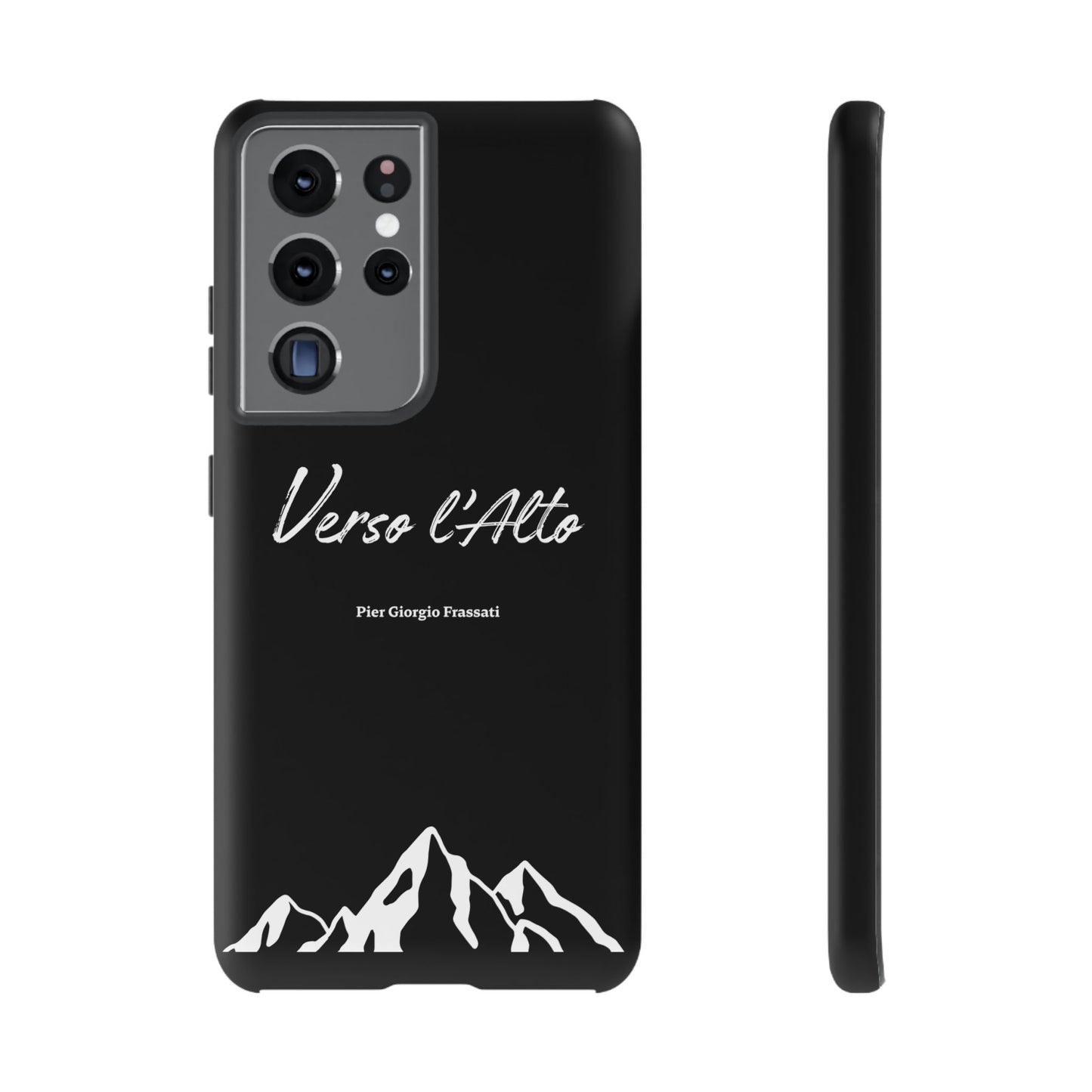 Black Mountain Adventure Phone Case - Stylish Verso l'Alto Phone Protection