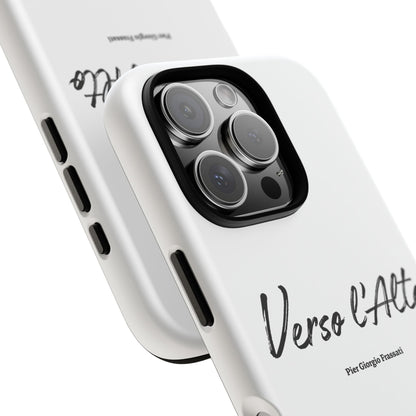 White Mountain Adventure Phone Case - Stylish Verso l'Alto Phone Protection