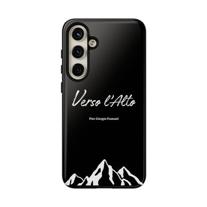 Black Mountain Adventure Phone Case - Stylish Verso l'Alto Phone Protection