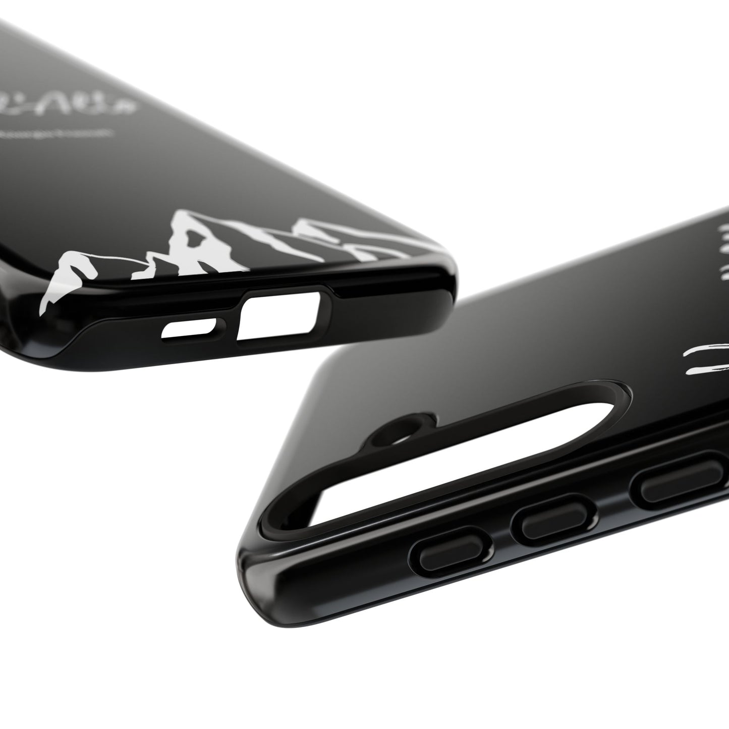 Black Mountain Adventure Phone Case - Stylish Verso l'Alto Phone Protection