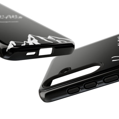 Black Mountain Adventure Phone Case - Stylish Verso l'Alto Phone Protection