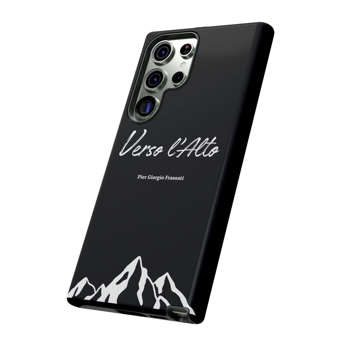 Black Mountain Adventure Phone Case - Stylish Verso l'Alto Phone Protection
