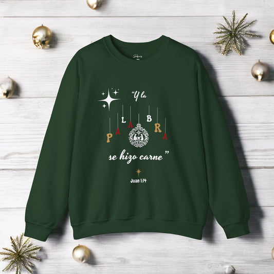 Unisex Christian Christmas Sweatshirt_2024 COLLECTION SPANISH EDITION