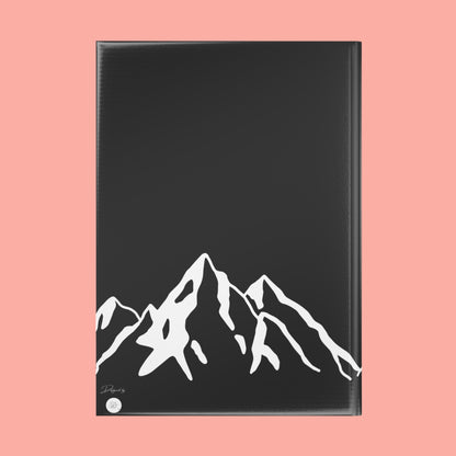 Carnet Elégant Noir "Verso l'Alto" | Journal intime | Carnet de prières | ligné ou blanc (UE)
