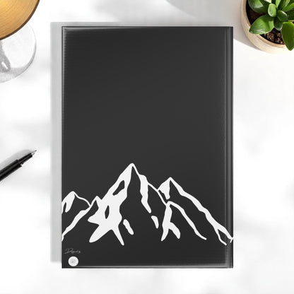 Carnet Elégant Noir "Verso l'Alto" | Journal intime | Carnet de prières | ligné ou blanc (UE)