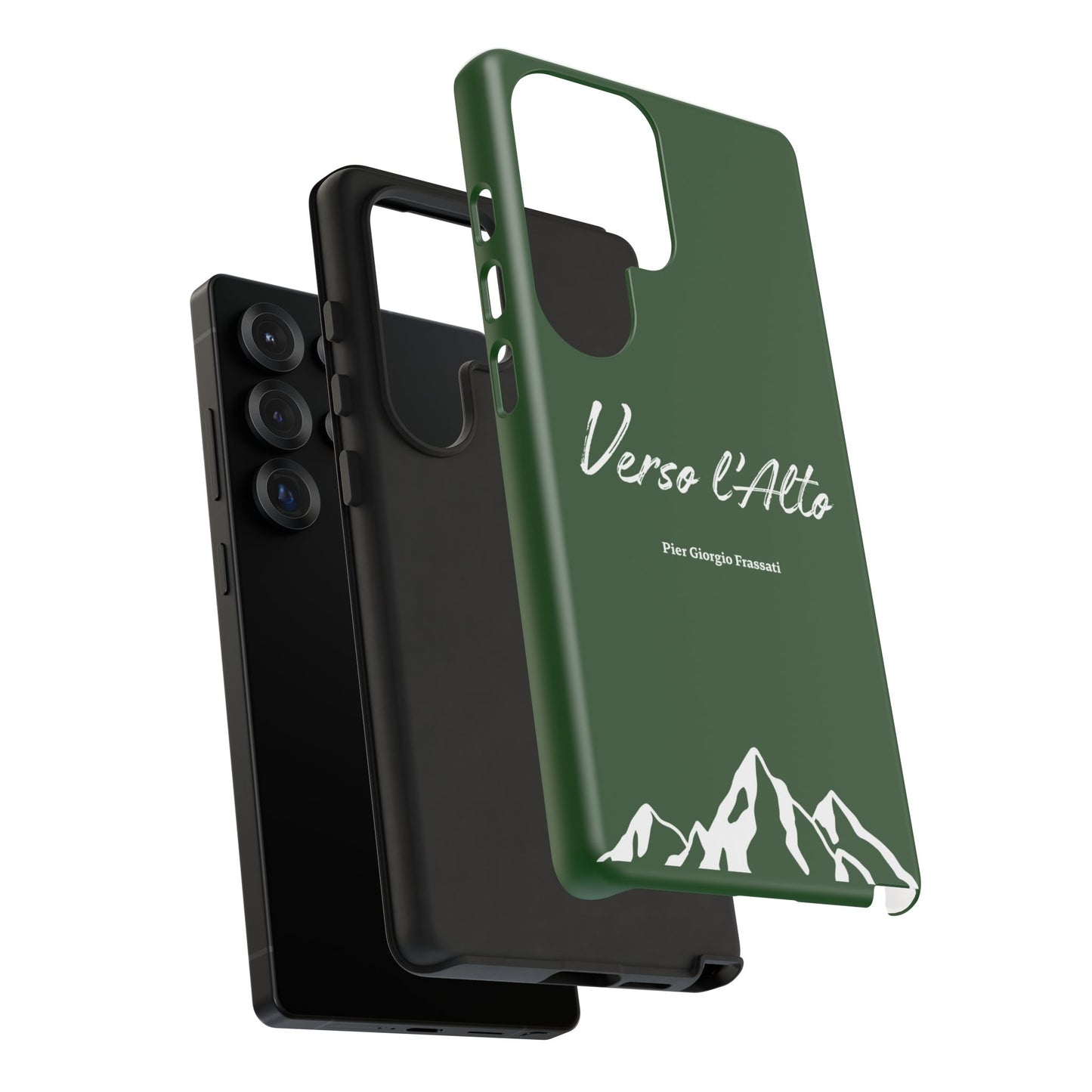 Vert Sapin Mountain Adventure Phone Case - Stylish Verso l'Alto Phone Protection
