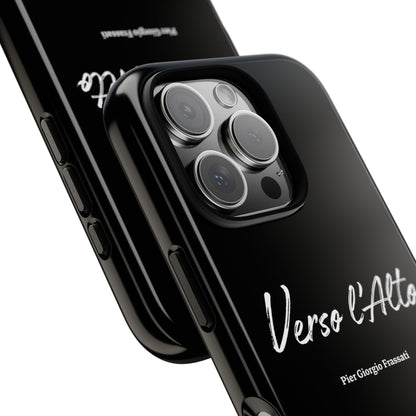 Black Mountain Adventure Phone Case - Stylish Verso l'Alto Phone Protection