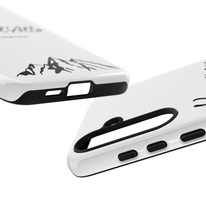 White Mountain Adventure Phone Case - Stylish Verso l'Alto Phone Protection