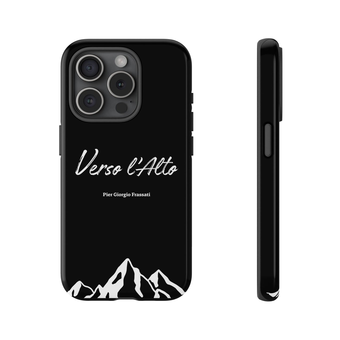 Black Mountain Adventure Phone Case - Stylish Verso l'Alto Phone Protection