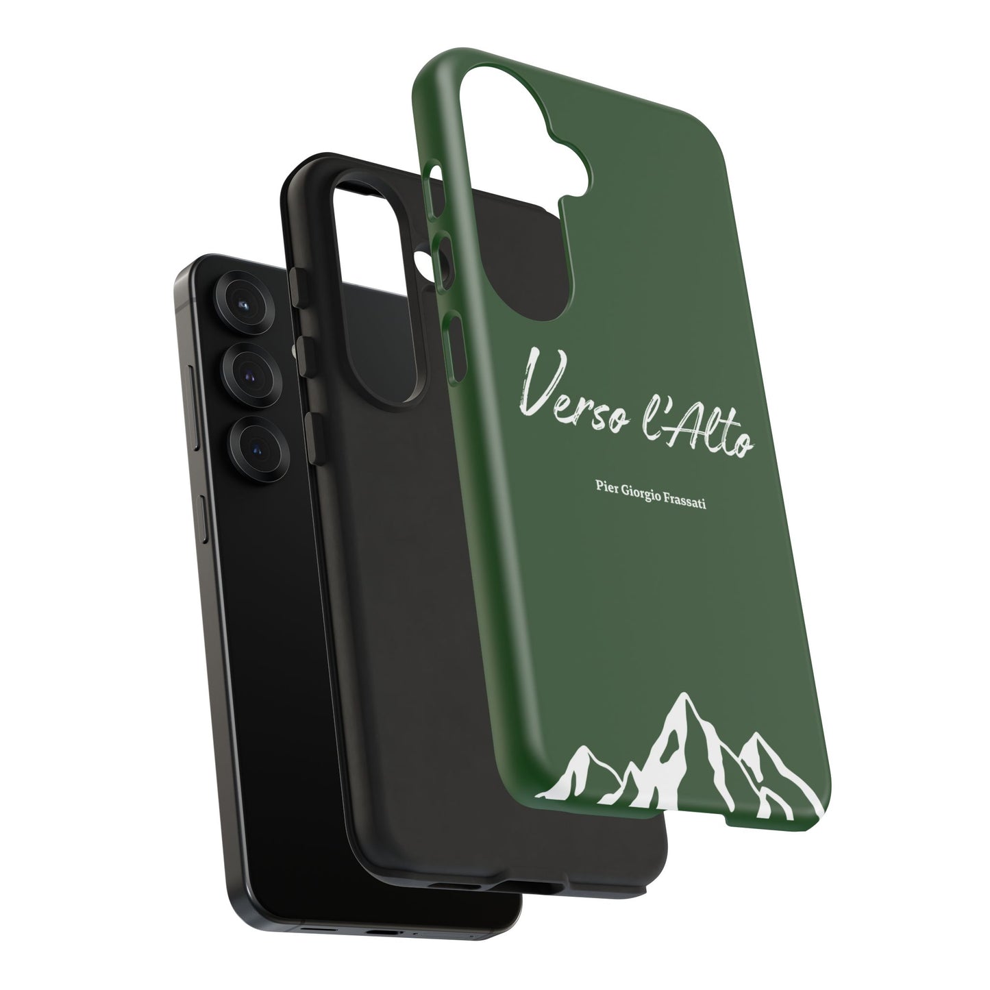 Vert Sapin Mountain Adventure Phone Case - Stylish Verso l'Alto Phone Protection