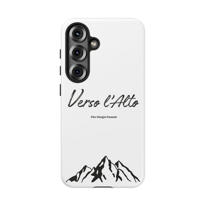 White Mountain Adventure Phone Case - Stylish Verso l'Alto Phone Protection