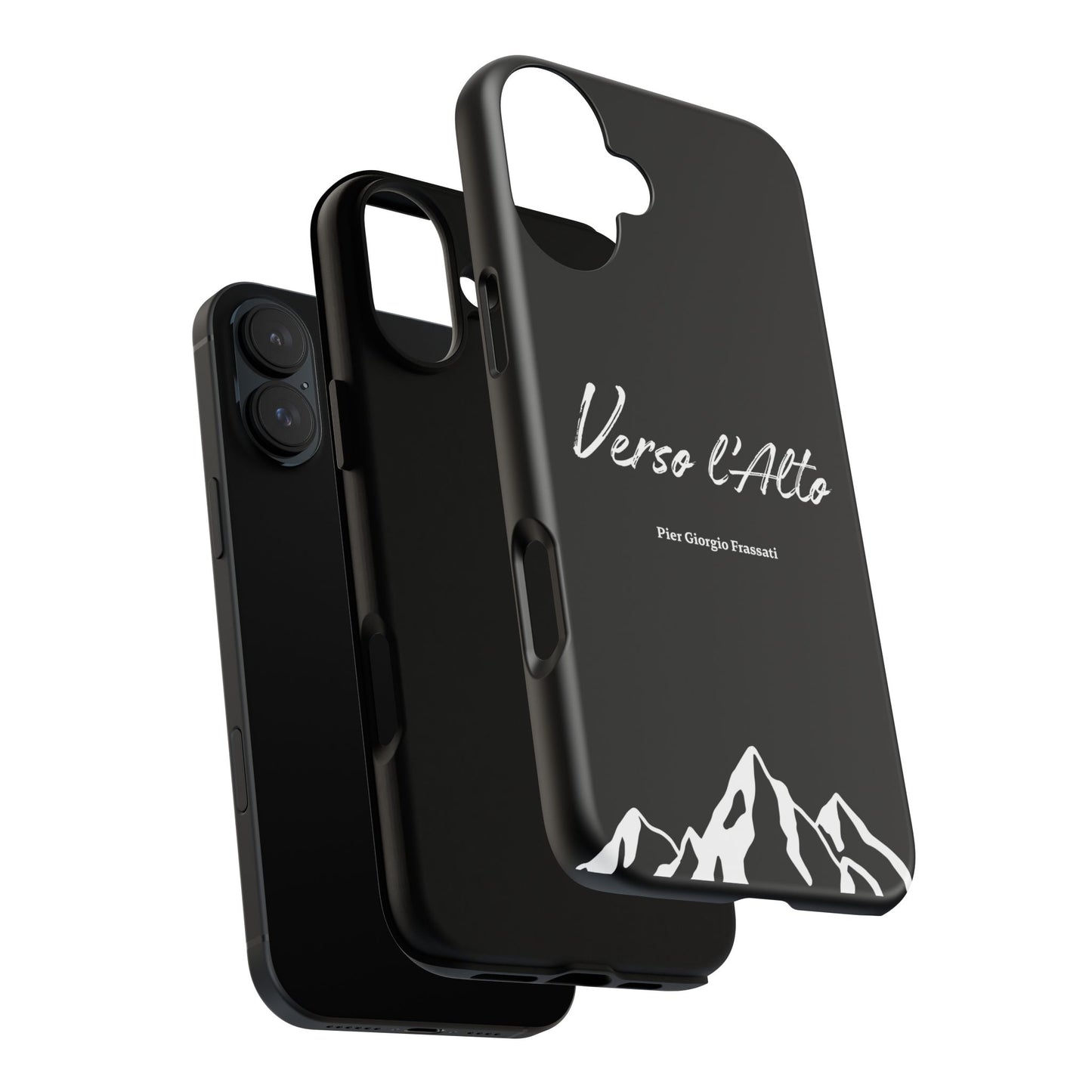 Black Mountain Adventure Phone Case - Stylish Verso l'Alto Phone Protection