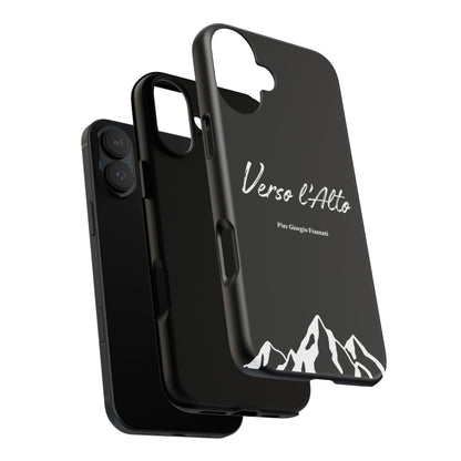 Black Mountain Adventure Phone Case - Stylish Verso l'Alto Phone Protection