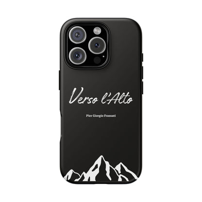Black Mountain Adventure Phone Case - Stylish Verso l'Alto Phone Protection