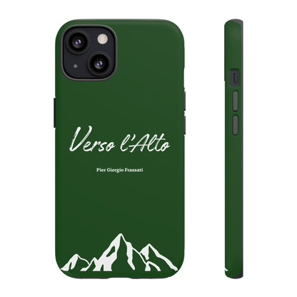 Vert Sapin Mountain Adventure Phone Case - Stylish Verso l'Alto Phone Protection