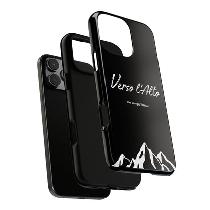 Black Mountain Adventure Phone Case - Stylish Verso l'Alto Phone Protection