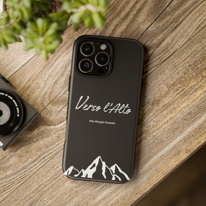 Black Mountain Adventure Phone Case - Stylish Verso l'Alto Phone Protection