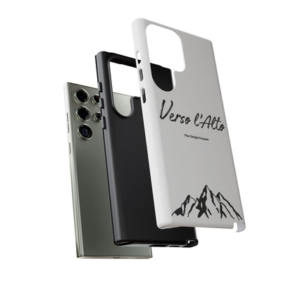 White Mountain Adventure Phone Case - Stylish Verso l'Alto Phone Protection