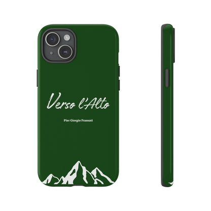 Vert Sapin Mountain Adventure Phone Case - Stylish Verso l'Alto Phone Protection