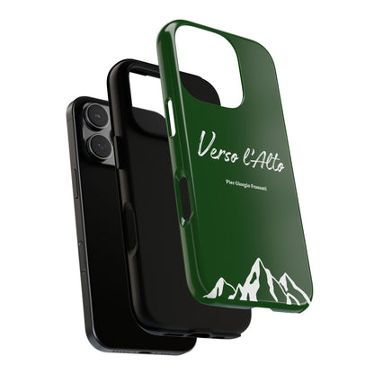 Vert Sapin Mountain Adventure Phone Case - Stylish Verso l'Alto Phone Protection