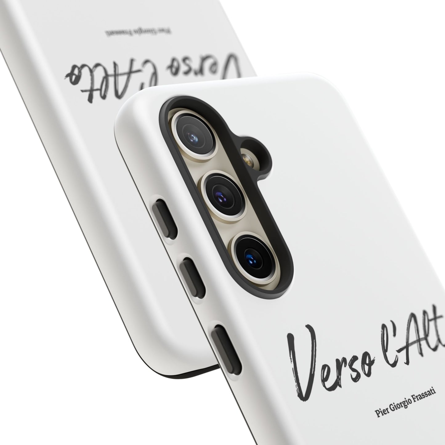 White Mountain Adventure Phone Case - Stylish Verso l'Alto Phone Protection