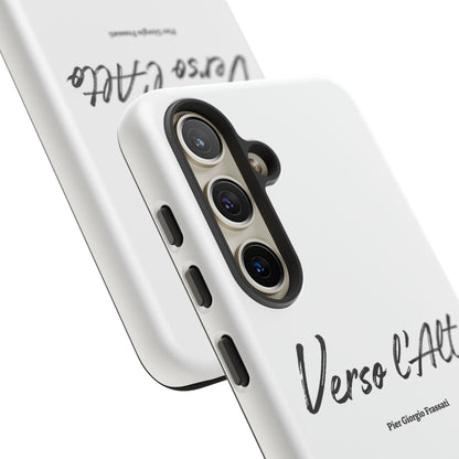 White Mountain Adventure Phone Case - Stylish Verso l'Alto Phone Protection